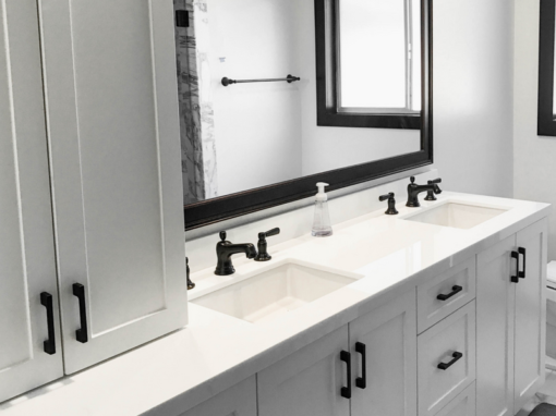 Black & White Marble Bathroom Remodel